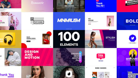 Modern Graphic & Transition Pack preview